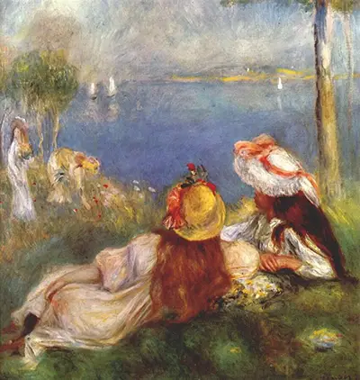 Girls on the Seashore Pierre-Auguste Renoir